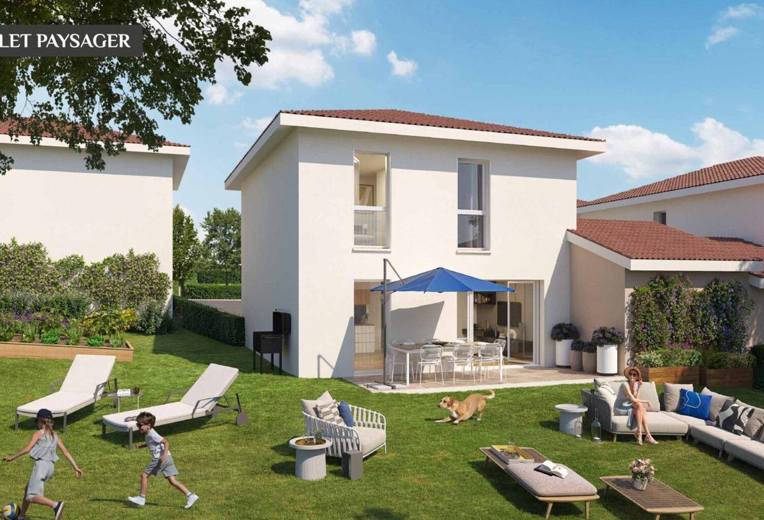 Villas neuves 4 ou 5 pièces avec jardin dès 350 800 € au nord de Lyon — photo 1