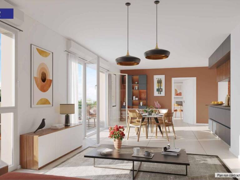 Sain-Bel : Votre futur appartement neuf du T2 au T4 dans un cadre verdoyant dès 187 800 € — photo 1