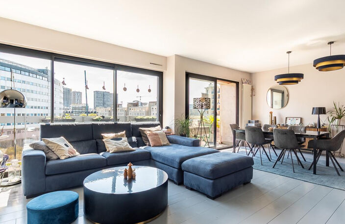 Appartement  95 m2 duplex et rooftop 30m2 vue Tour Eiffel, 23m2 de balcons et terrasses  Passy Paris 16e — photo 3