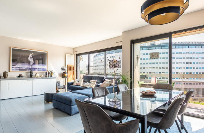 Appartement  95 m2 duplex et rooftop 30m2 vue Tour Eiffel, 23m2 de balcons et terrasses  Passy Paris 16e — photo 4