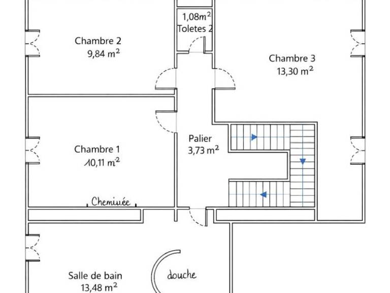 SOUS OFFRE AU PRIX -   BEAUREGARD . Duplex 4 pièces 109m2 habitables + terrasse, cave et 2 places de stationnement — photo 1