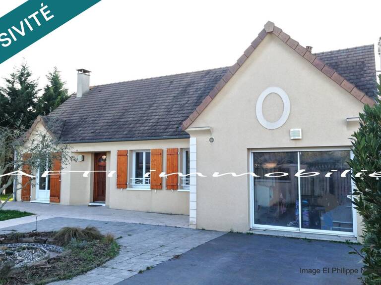 Rosny-sur-Seine : Maison contemporaine 127m2 avec vie de Plain-pied / 5 chambres / jardin clos de 840m2 autour. — photo 1