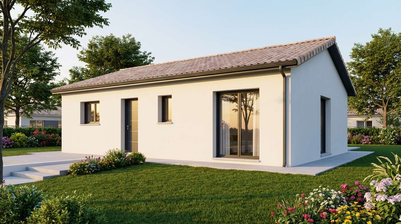Projet Maison 3pièces + Terrain 589m² à CAUPENNE à partir de 136500€
