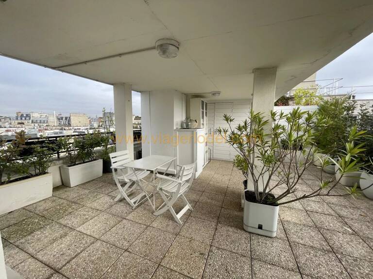 Réf. 10 074 - VENTE AVEC RESERVE DU DROIT D'USAGE ET D'HABITATION - PARIS (16ème) — photo 1