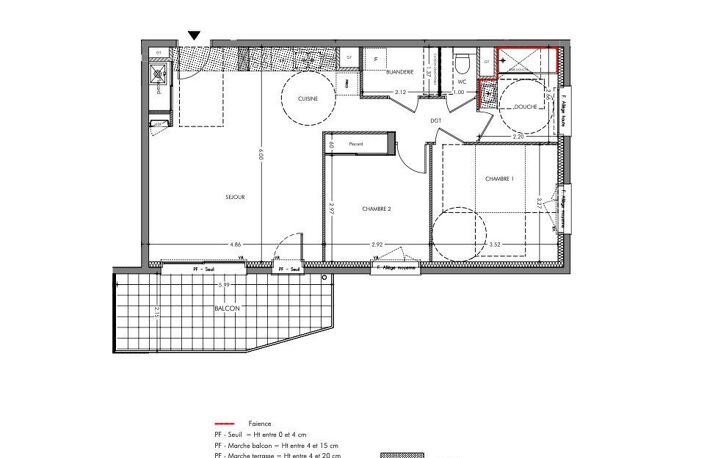 Vente Appartement 3 pièces — photo 2