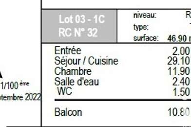 Appartement 2 pièces 745 €