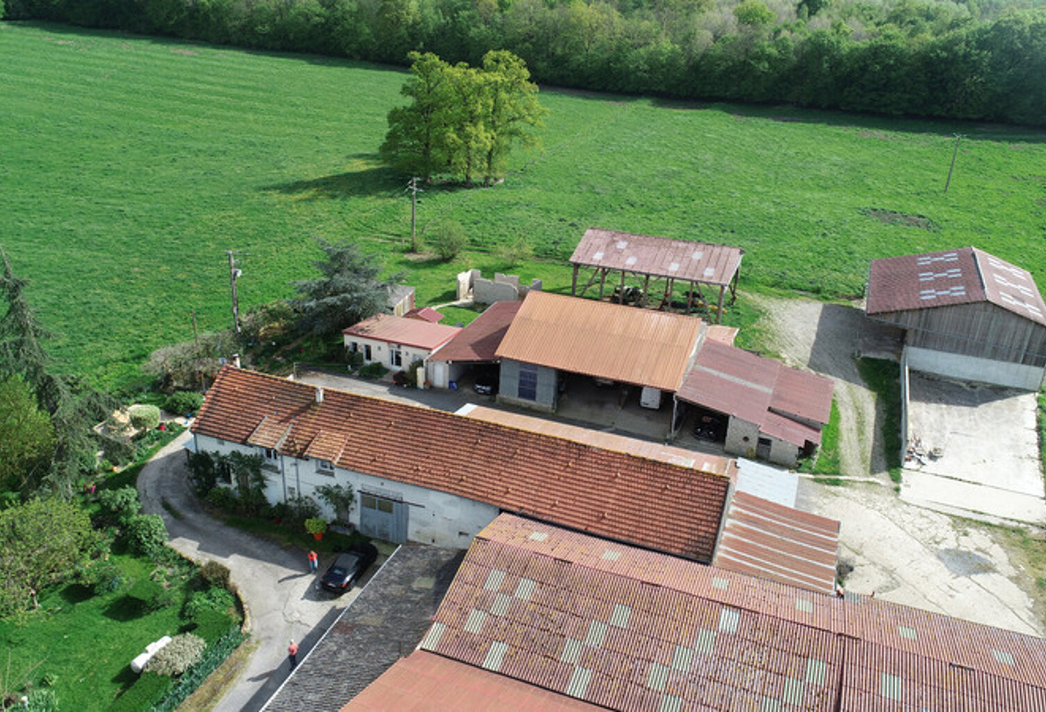 ESSOMES SUR MARNE (02) à vendre joli corps de ferme avec maison et nombreux bâtiments sur un terrain de 10 hectares — photo 1