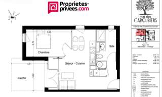 Appartement 2 Pièces 45 m² à vendre à Perpignan (66000)