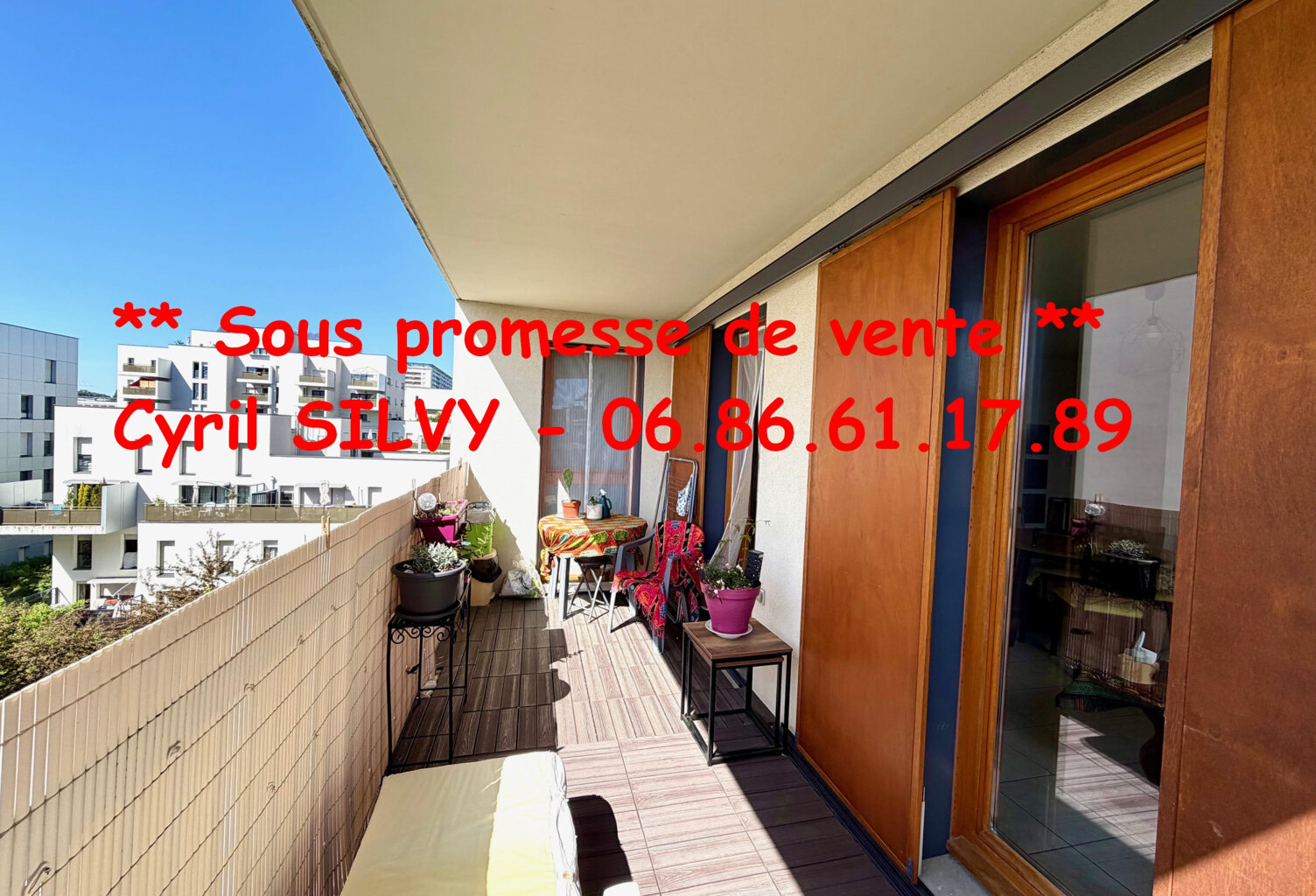 A VENDRE LYON 9 (LA DUCHERE) APPARTEMENT 3 PIECES DE 65,90M2 — photo 1