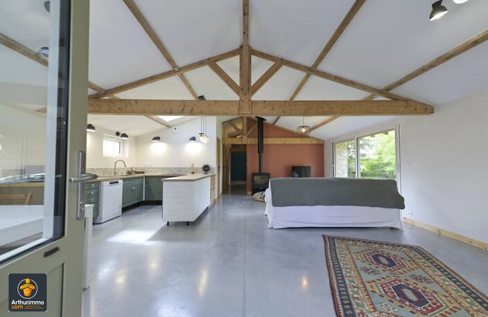 Maison plain pied en pierre 101m² Le Bourdet — photo 5