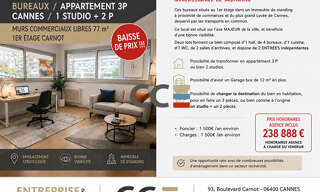 Bureau  77 m² à vendre à Cannes (06400)