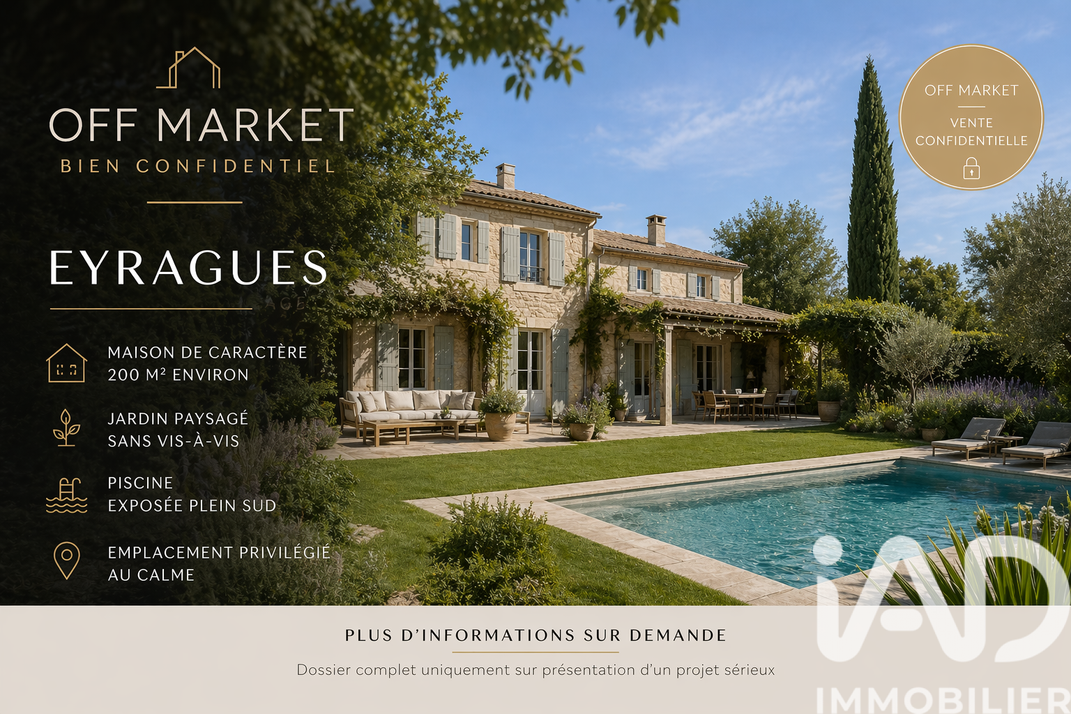 Maison à vendre, 5 pièces, 220 m², Eyragues