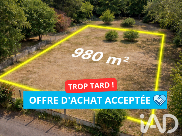 Vente Terrain à bâtir 980 m&sup2; — photo du bien