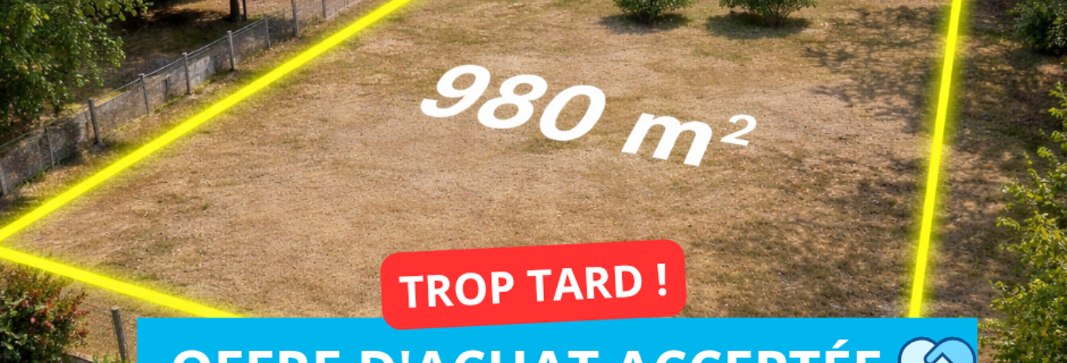 Terrain  980 m² à vendre à Domérat (03410)