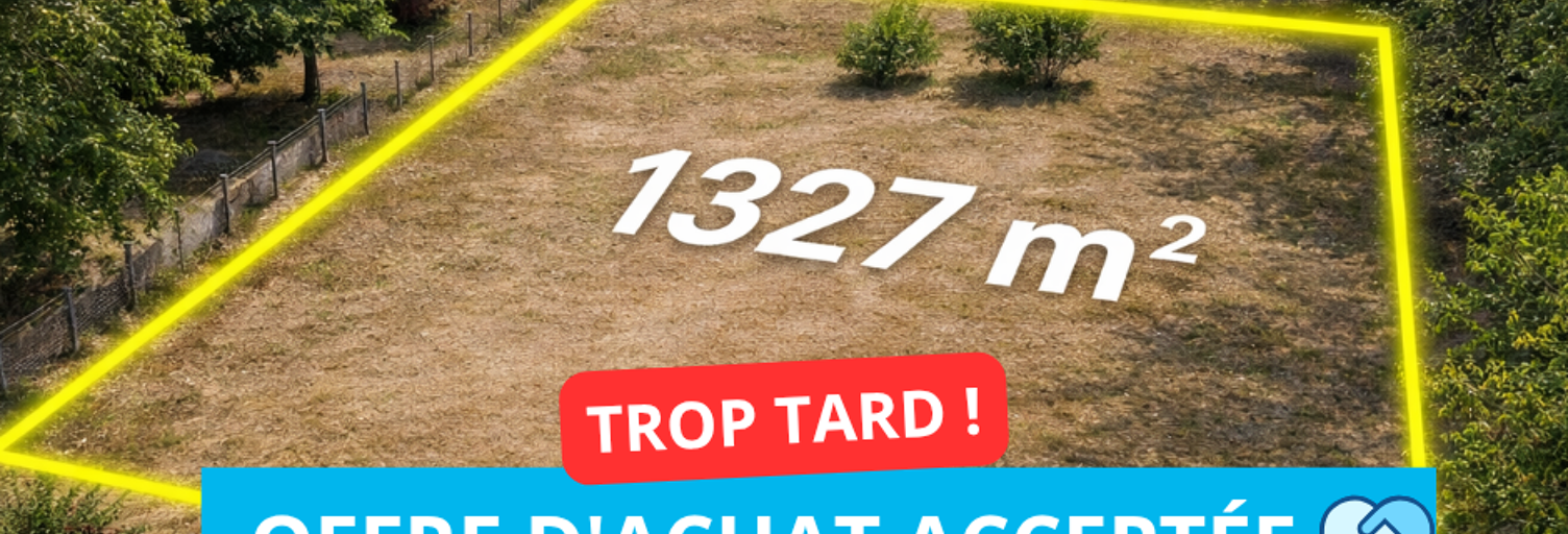 Terrain  1327 m² à vendre à Domérat (03410)