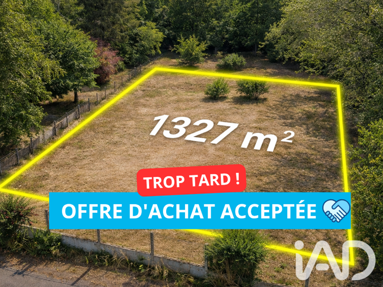 Vente Terrain à bâtir 1 327 m&sup2; — photo 1