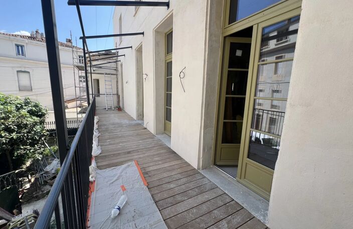 Nîmes centre, quartier Carnot, appartement 3chs, terrasse, 1er, ascenseur, 103m², parking en sus — photo 3