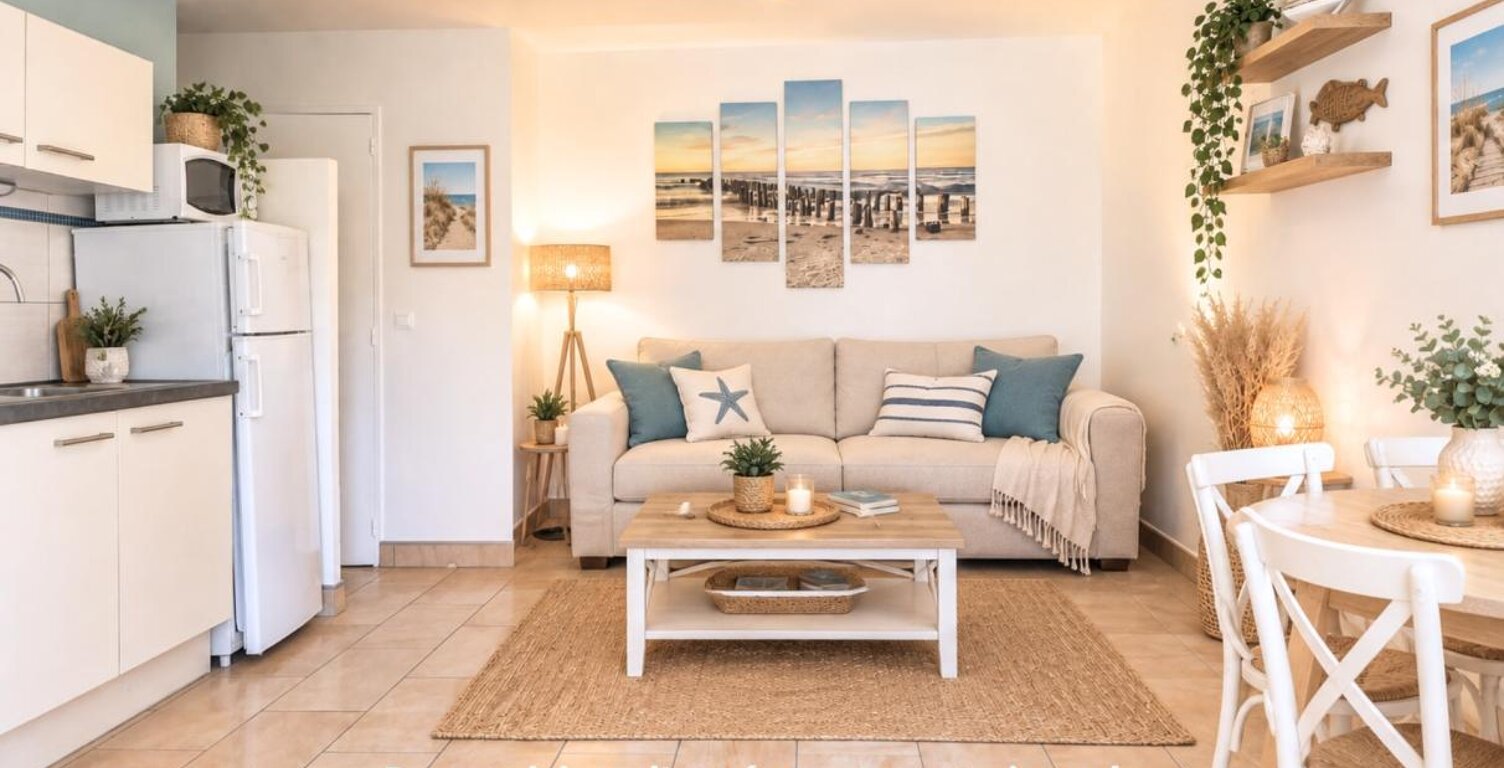 SEIGNOSSE (40150) – Appartement 3 pièces entre océan, lac et golf — photo 1