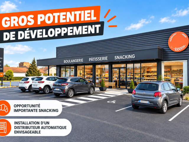 VENTE MURS COMMERCIAUX BOULANGERIE PATISSERIE SNACKING A LUCON, INDISSOCIABLES DE LA VENTE DU FONDS DE COMMERCE — photo du bien