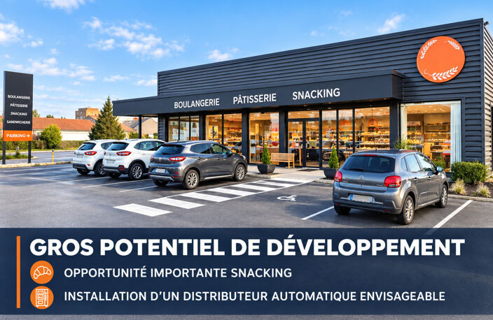 VENTE MURS COMMERCIAUX BOULANGERIE PATISSERIE SNACKING A LUCON, INDISSOCIABLES DE LA VENTE DU FONDS DE COMMERCE — photo 2