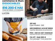 BOULANGERIE PATISSERIE -  LUCON (85)_ BELLES PRESTATIONS + BONNE RENTABILITE + VENTE MURS POSSIBLE — photo 2