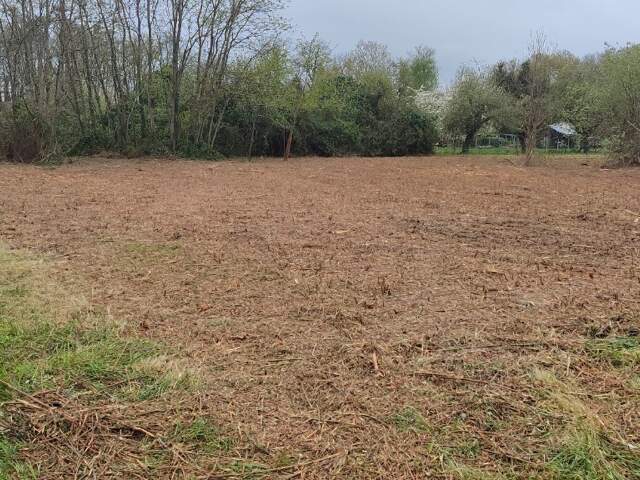 Entre Mouleydier et Saint-Capraise-de-Lalinde, beau terrain à bâtir de 1 635 m² plat en situation non isolé et à 3 mn des commodités et école, réseaux à proximités, assainissement individuel à prévoir. — photo du bien
