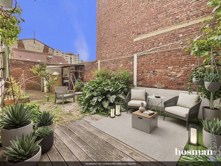 Maison 2 pièces de 44 m², jardin, traversante - Avenue de Verdun, Ivry-sur-Seine — photo 1