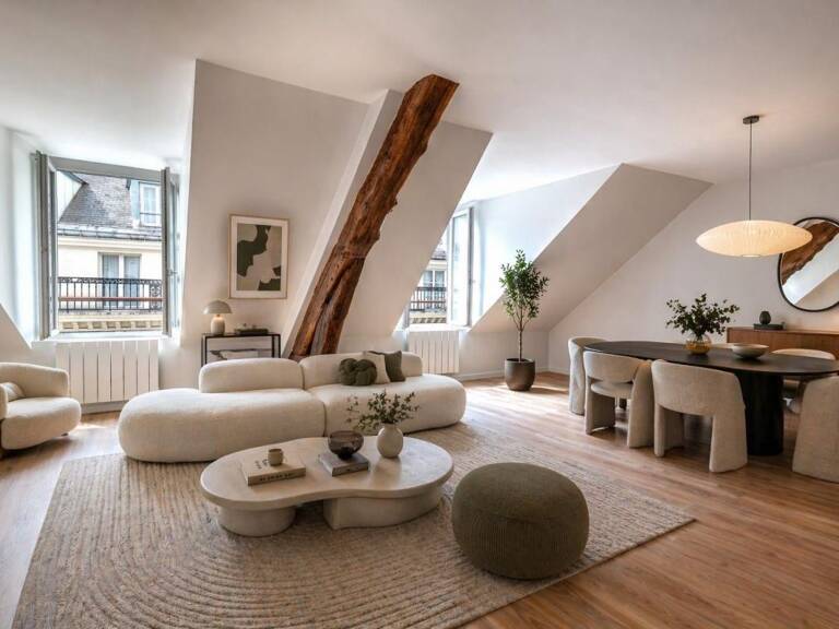Paris 8-Dernier étage avec ascenseur à deux pas de l'Elysée-63M2 au sol-Appartement rénové et lumineux — photo 1