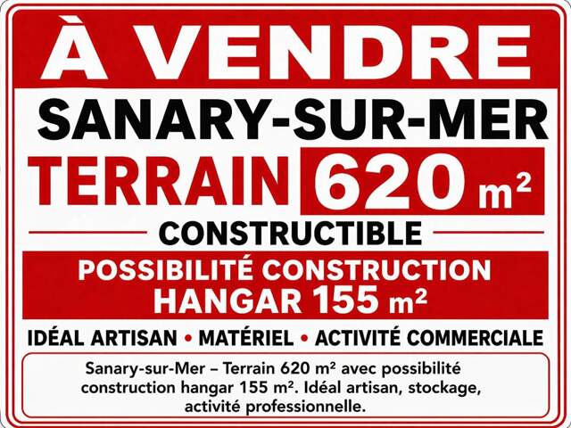 Sanary sur Mer -Terrain Constructible de 620m² — photo du bien