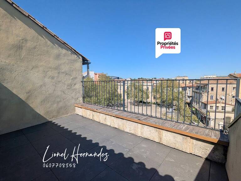 Alès, centre historique : Appartement Duplex d'exception - 125 m² - Dernier étage - Terrasse tropézienne avec vue panoramique — photo 1