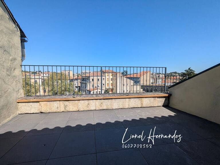 Alès, centre historique : Appartement Duplex d'exception - 125 m² - Dernier étage - Terrasse tropézienne avec vue panoramique — photo 1