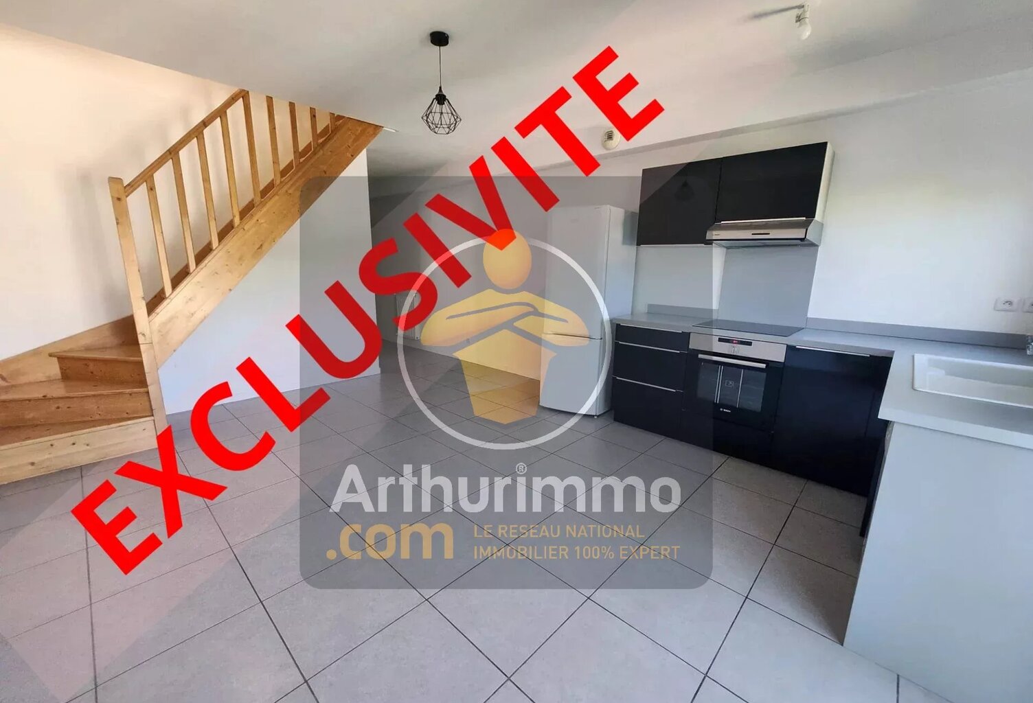 Appartement F3 en duplex avec balcon + box motorisé — photo 1