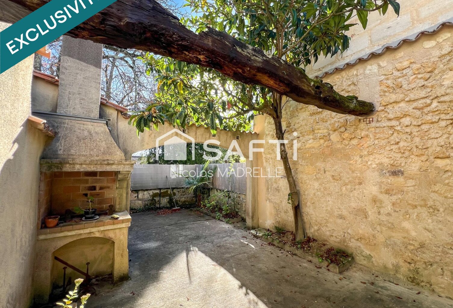AMBÈS  Maison en pierre avec vue exceptionnelle sur la Dordogne — photo 1