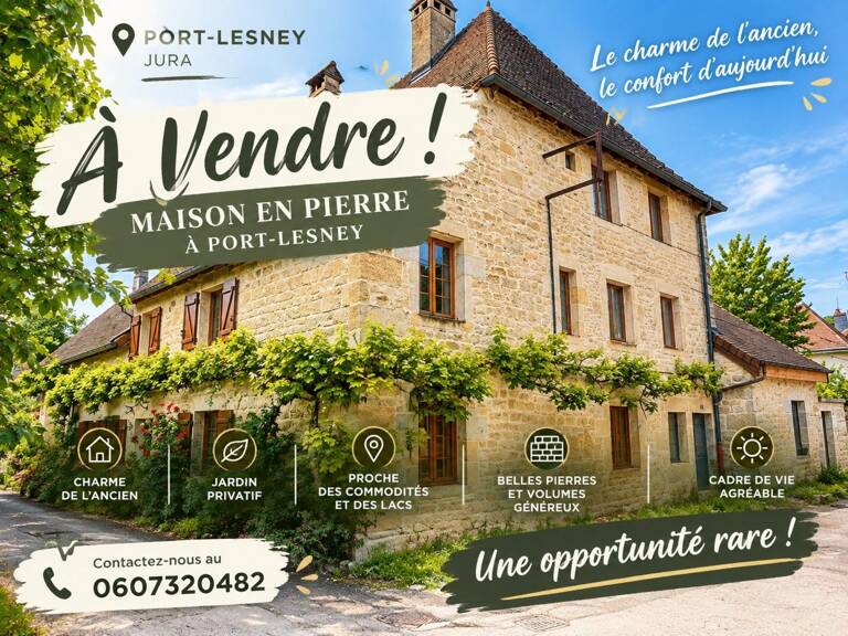 PORT-LESNEY  PROPRIÉTÉ DE CARACTÈRE AVEC VUE SUR LA LOUE, DÉPENDANCES & APPARTEMENT INDÉPENDANT — photo 1