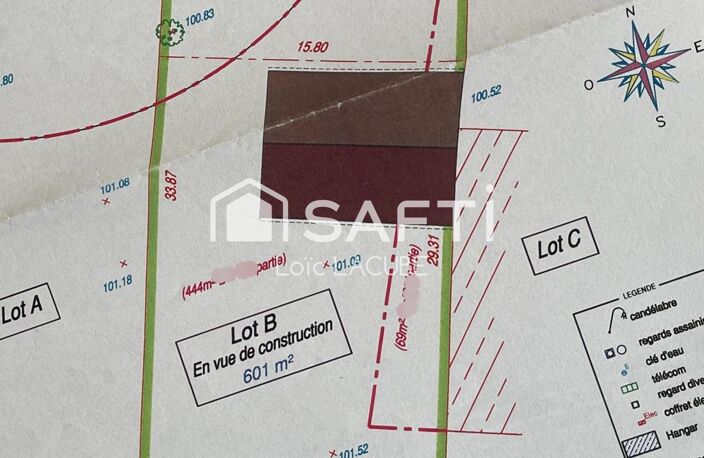Terrain à bâtir viabilisé de 601m2 — photo 2