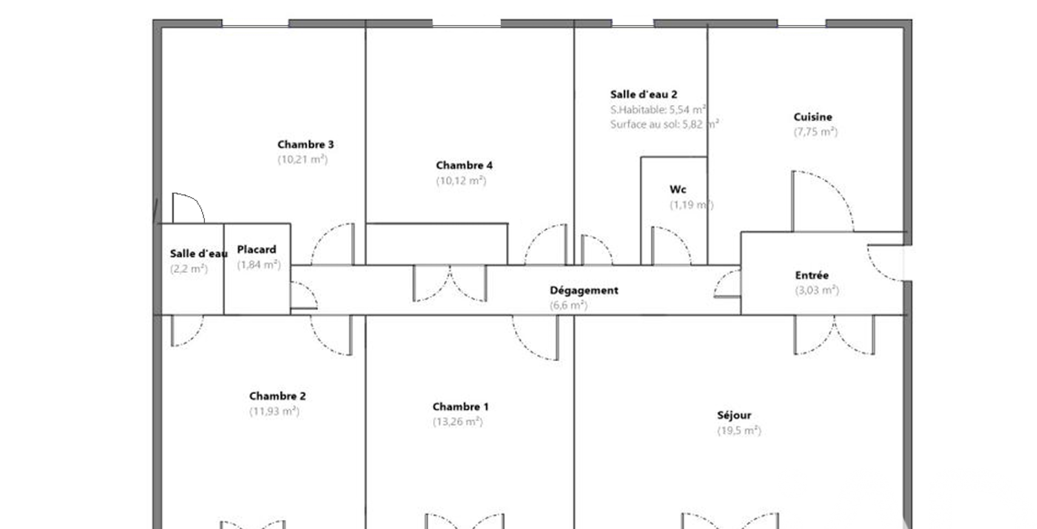 Vente Appartement 5 pièces — photo 1