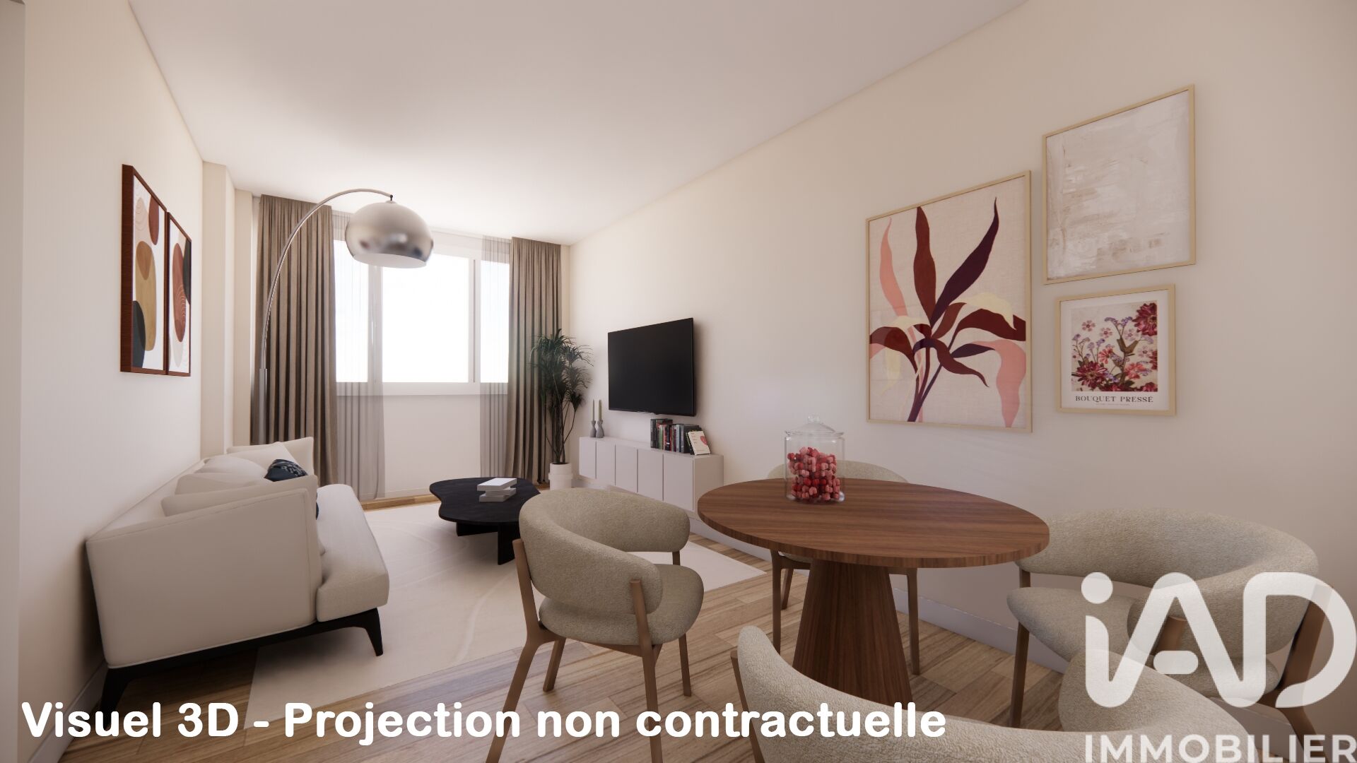 Appartement à vendre, 3 pièces, 59 m², Pierrefitte-sur-Seine
