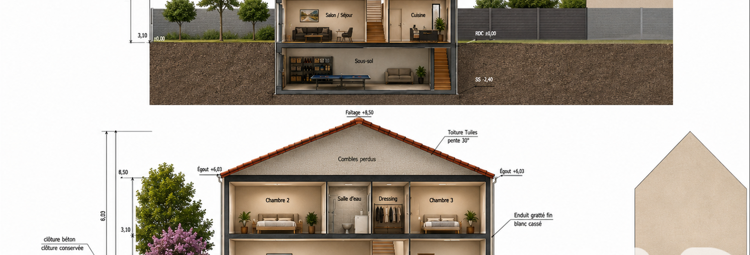 Terrain  409 m² à vendre à Noisy-le-Grand (93160)