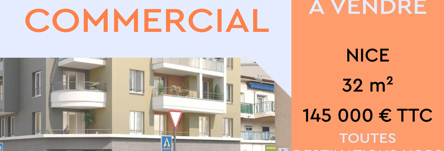 Commerce  32 m² à vendre à Nice (06300)