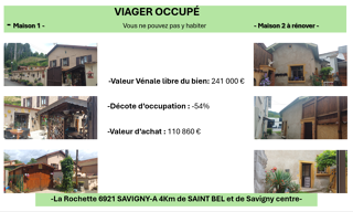 Maison 125 m² en viager Savigny (69210)
