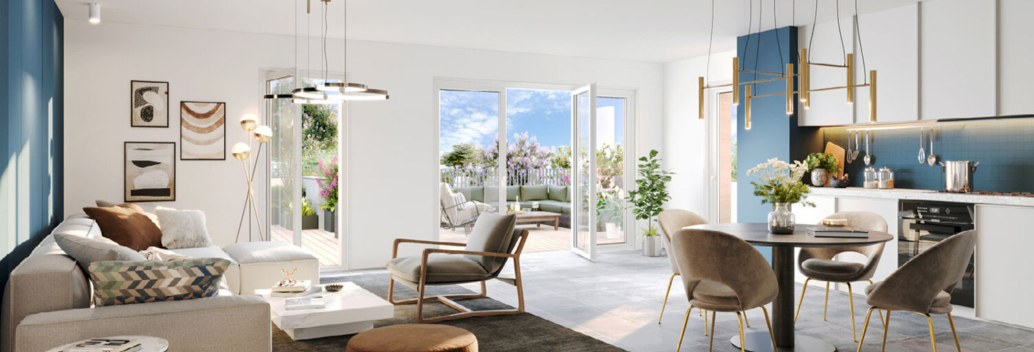 Appartement neuf T2, T3 Pièce 44 à 63 m² à vendre à Cagnes-sur-Mer (06800)