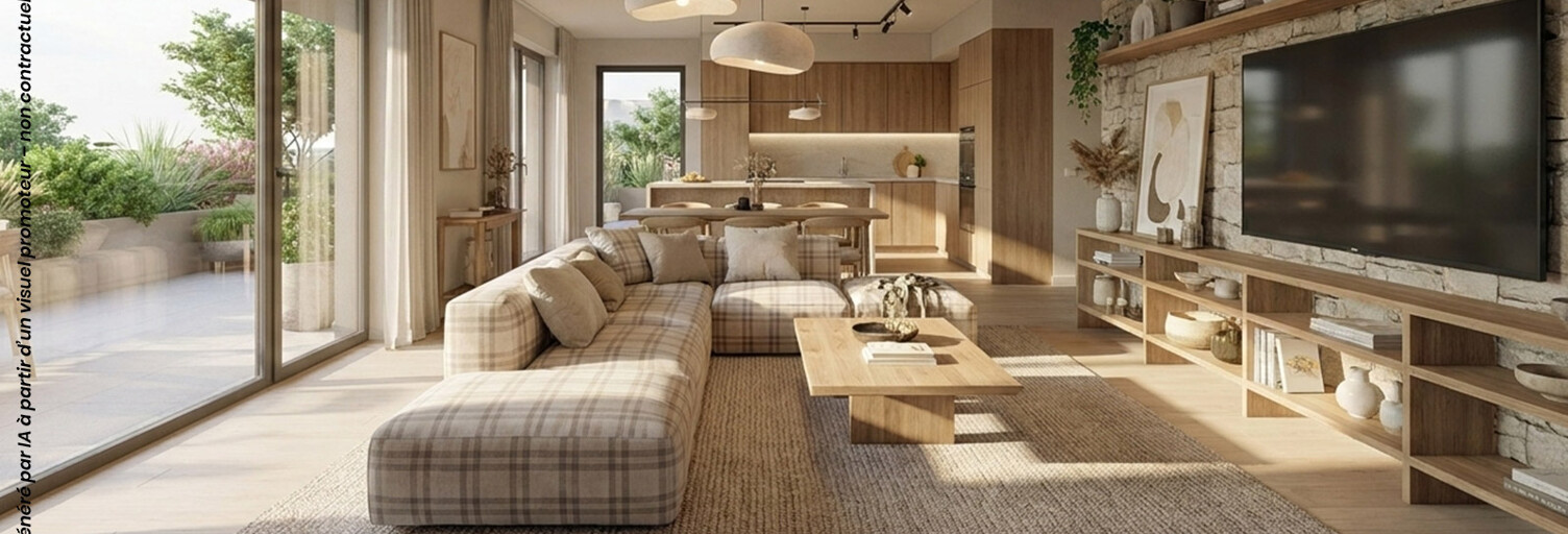 Appartement neuf T2, T3, T4 Pièce 40 à 75 m² à vendre à Baillargues (34670)