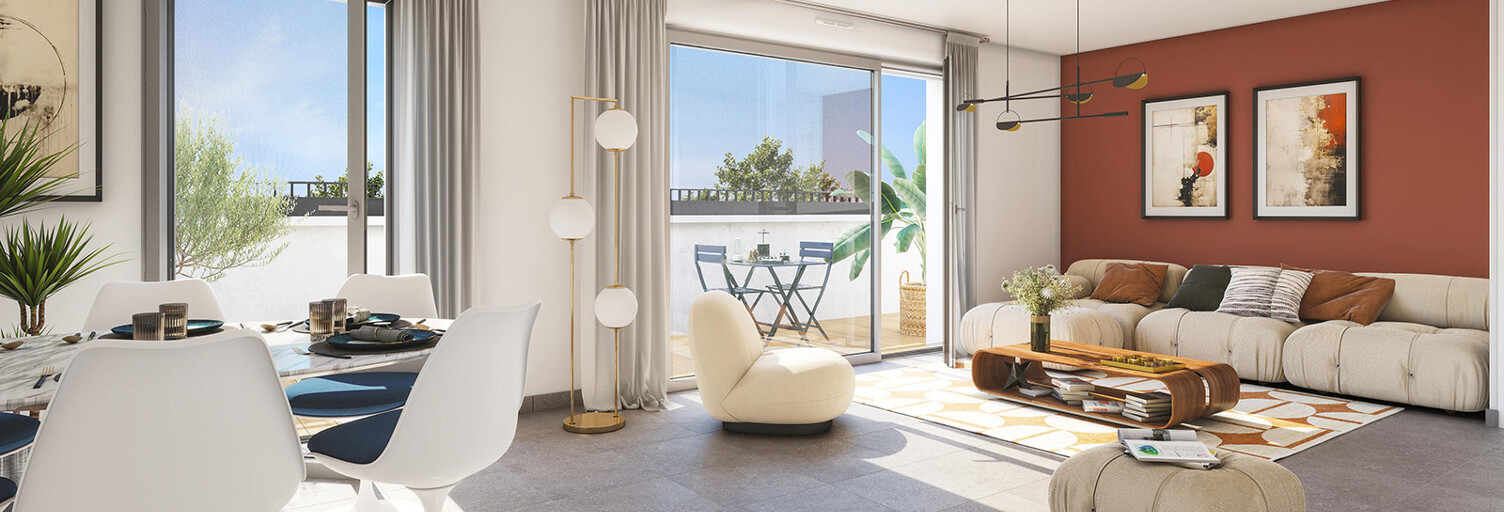 Appartement neuf T2, T3, T4 Pièce 41 à 77 m² à vendre à Toulouse (31000)