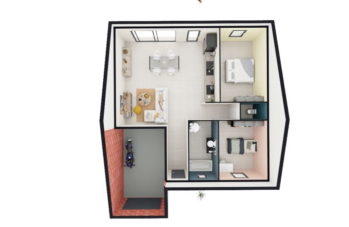 À vendre – Maison neuve de plain-pied -  2 chambres à Montélimar Quartier des Clées — photo 3