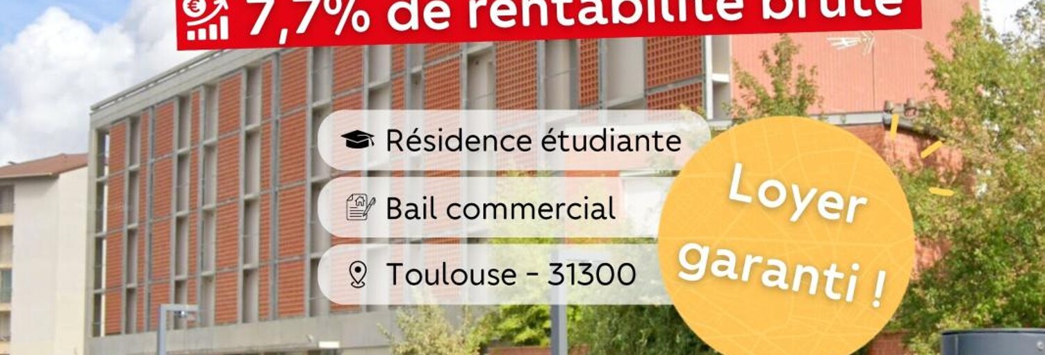 Appartement 1 Pièce 25 m² à vendre à Toulouse (31300)