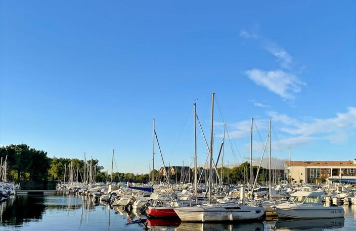 HOURTIN PORT - TERRAIN VIABILISE  - 989M2 -  DOUBLE CONSTRUCTION POSSIBLE — photo 5