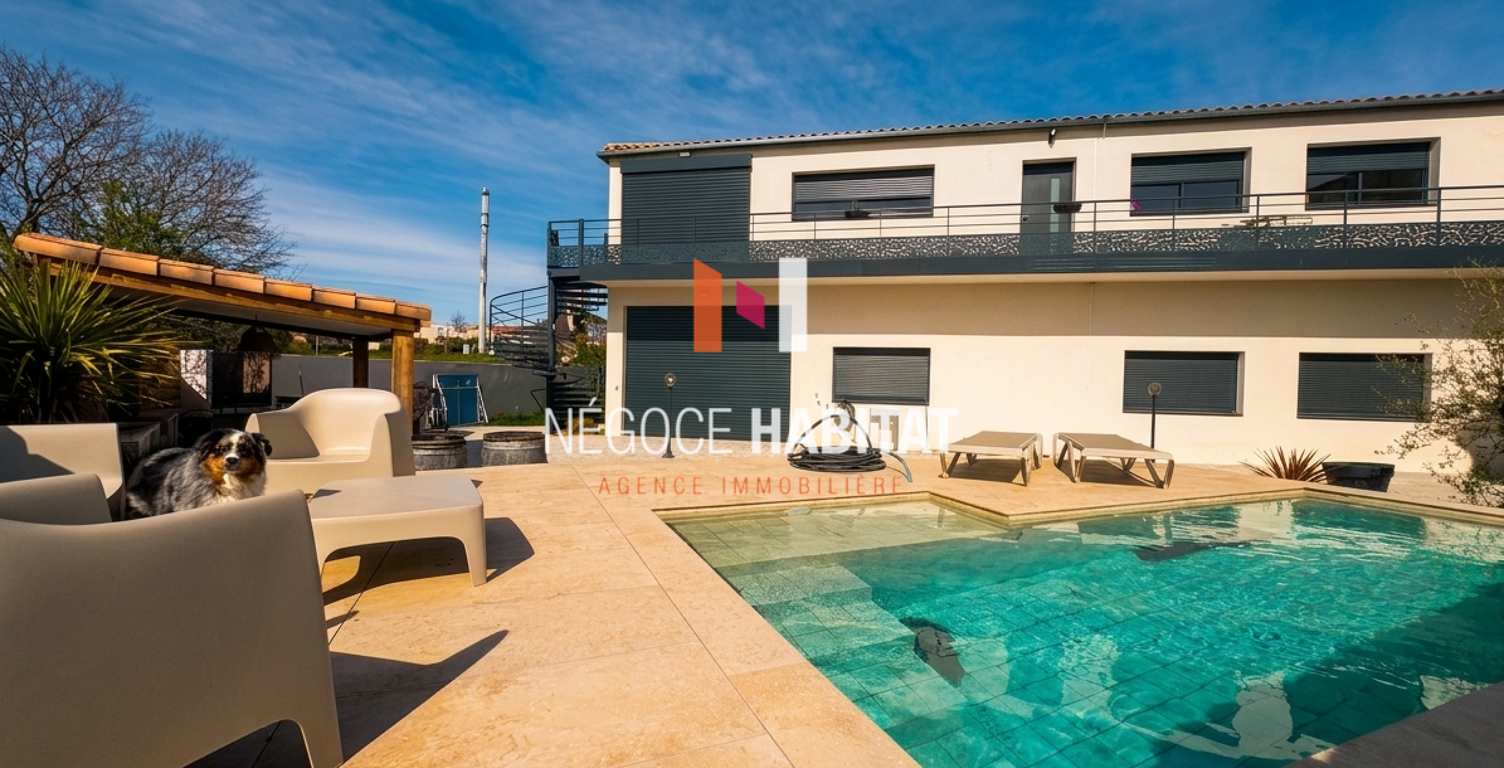 IMMEUBLE MIXTE 530 M2 PROFESSIONNEL / HABITATION - TERRAIN 8 — photo 1