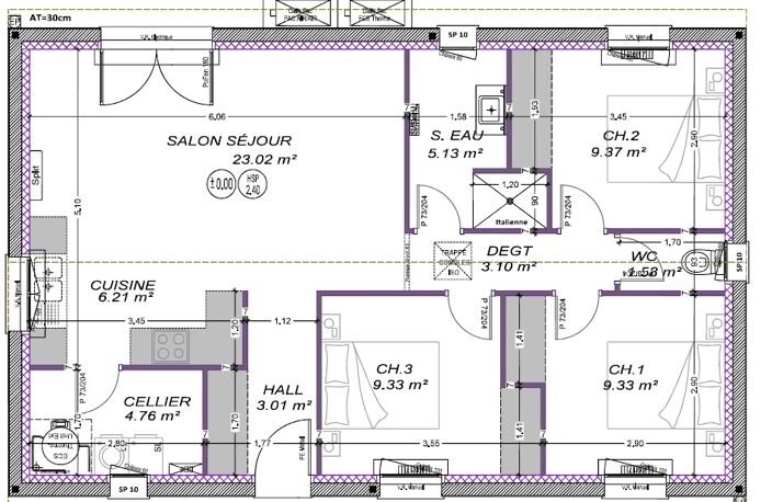 Vente maison à construire 75 m² Saint-Agne (24520) — photo 3