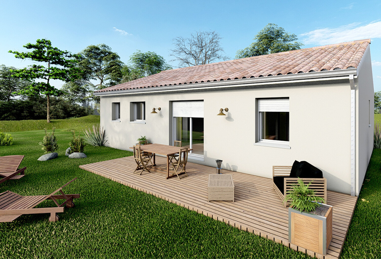 Vente maison à construire 75 m² Lalinde (24150) — photo 1