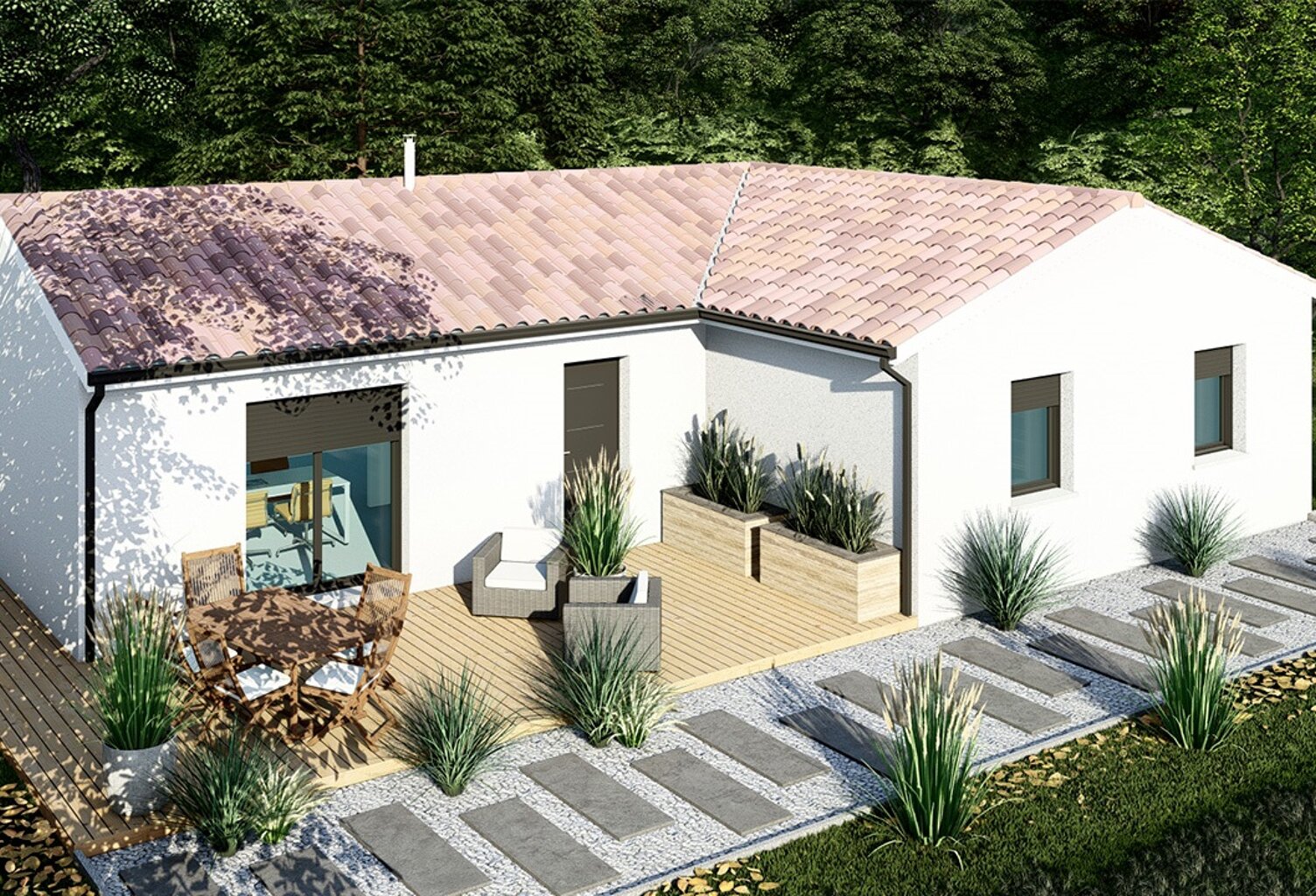 Vente maison à construire 103 m² Cours-de-Pile (24520) — photo 1